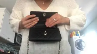 Unboxing Chanel trendy cc wallet on chain (Woc)