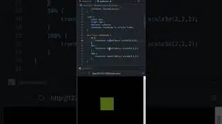 #9/500 - CSS Loader - Glowing CSS Cube Animation - Part -2 