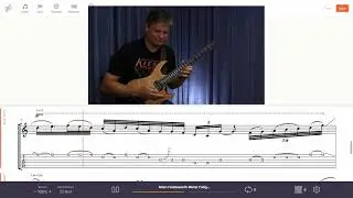 Allan Holdsworth | Metal Fatigue solo with onscreen tab!