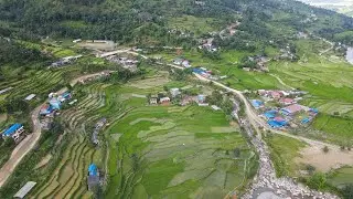 Beautifull nepal drone shots । khahare baglung । 4k drone video । nepali village