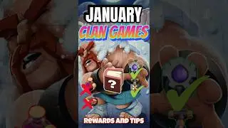 January Clan Game Rewards in Clash of Clans #coc #shorts #clashofclans