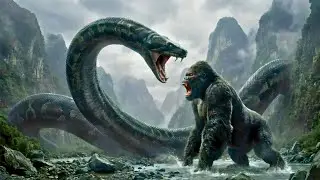 King Kong vs Giant Anaconda | Monkey Baby Saved in Epic Jungle Battle