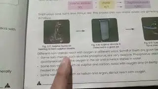 #up#board reaction of metal and non metal in 5 minutes class 10