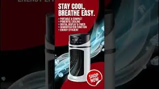 6 Gears USB Portable Mini Air Cooler Fan 300ML Tank Humidifier Night Light for Home/Camp