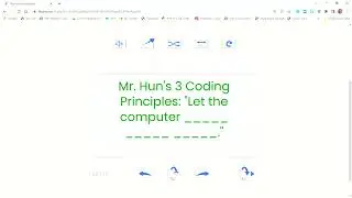 Mr. Hun's 3 Coding Principles
