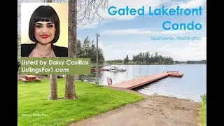 Lakefront Gated Condo &ndash; Spanaway, Washington | #spanaway #tacoma #lakefronthomes #gatedcommunity