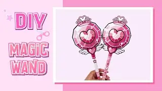 How to make Paper Wand | DIY Magic Wand Tutorial