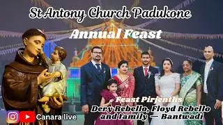 Annual Feast St Antony Church Padukone. Canara live