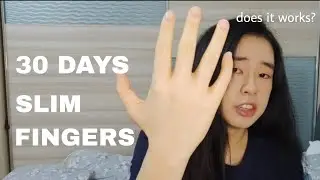 i did a slim fingers workout for 30 days #slimfingers