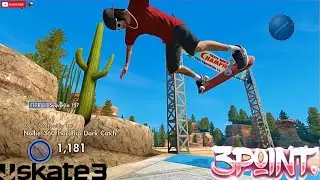 Skate 3 - 32 Consecutive Revert Flips || Ft. o 3PoinT 🔥🛹