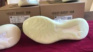 Alien yeezy 380 V3 Real vs UA comparison