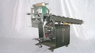 Bucket type granules bagging packing machine back type filler sealer bagger equipment 鏈斗式顆粒包裝機