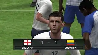 Pro Evolution Soccer 2014 for PSP - England vs Colombia (PPSSPP)