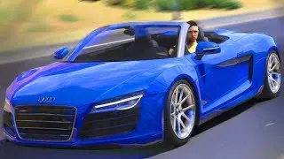 GTA V: VIDA DE JOVEM - GANHEI UM AUDI CONVERSÍVEL! - #47