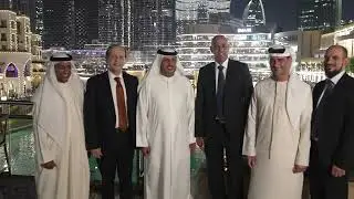 Celebrating Empower listing on DFM | Burj Khalifa
