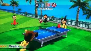 Wii Sports Resort Series: Table Tennis Match (Takshii vs Takumi)