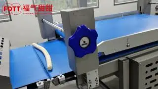 Egg tart forming machine line. Egg tart dough lamination line and forming line.