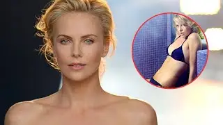 Charlize Theron in Sexy MiniDress& Stockings Photoshoot
