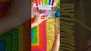 Twisted Yarn Fringe for Crochet and Knitting #shorts