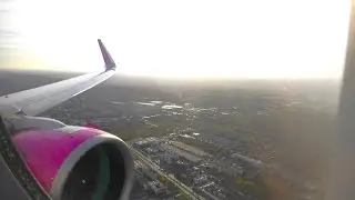Wizz Air Airbus A321NEO! Beautiful Approach & Landing @ Warsaw Chopin, WAW