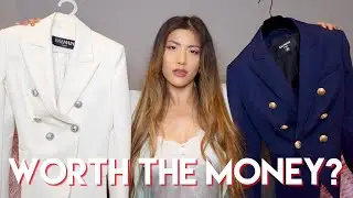 BALMAIN BLAZERS: ARE THEY WORTH THE MONEY? 🤔 (REVIEW + TRY ON)