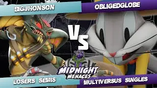 MMs7 Losers Semis - Bigjhonson (Stripe) Vs. ObligedGlobe (Bugs) MultiVersus Tournament