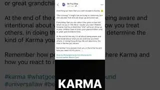 How people treat you is their karma and how you react to it is yours