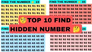FIND THE OLD HIDDEN NUMBER 🧐 |   TODAY NEW VIDEO | BRAIN BOOST | @sanjayofficial6060