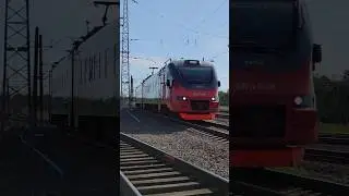 Электропоезд ЭП2Д-0198 #short #shorts