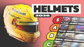 My 2026 Formula 1 Driver Helmet Rankings. (TIER LIST)