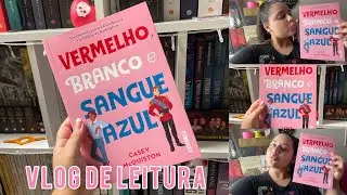 Vlog #02 de Leitura | Lendo Vermelho, Branco e Sangue Azul | Apaixonada Nesse Livro