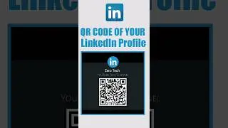 How to Create a QR Code of LinkedIn Profile #youtubeshorts #linkedin #linkedinQRCode