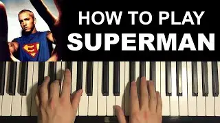 How To Play - Eminem - Superman (Piano Tutorial Lesson)