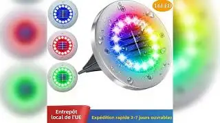 A must-have product!&nbsp;16leds Solar Ground Lights, Waterproof Outdoor Lights for Garden Yard Patio P