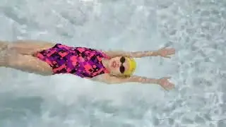 Learning backstroke, lesson 6