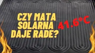 Podgrzewanie wody w basenie. Czy mata solarna daje radę?