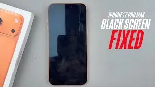 How to Fix iPhone 17 Pro Max Black Screen of Death (iOS 26)