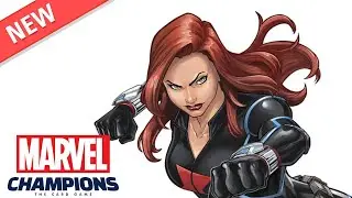 MARVEL CHAMPIONS | Probando a Viuda Negra!