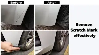 How to remove scratch mark from Car and Bike body paint surface effectively