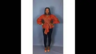 Ankara tops you can wear with skirts, and trousers.