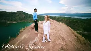 ALDRIN AND KRISTINE PRENUP VIDEO AT TAAL VOLCANO CRATER {2018} | TINE TOMINES💛