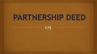 Importance of Partnership Deed #partnershipdeed #accounting
