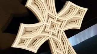 Fretwork cross - scroll saw project