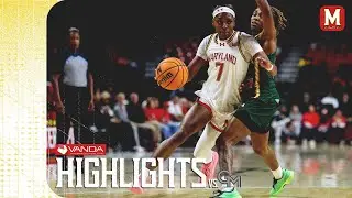 Maryland Women's Basketball Highlights | George Mason