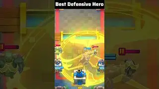 Best defensive hero in Clash Royale #shorts