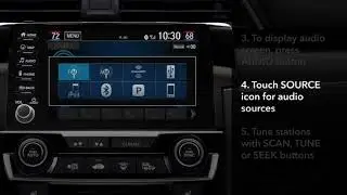 2020 Civic &ndash; How to Use Basic Audio Controls (Display Audio Models)