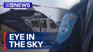 Police helicopters have prioritised protection over Bondi for the past week | 9 News Australia