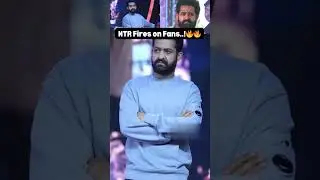 NTR Fires on fans #ntrlatestvideos #war2 #arjunsonofvyjayanthi #kalyanram #telugunews #fire #telgu