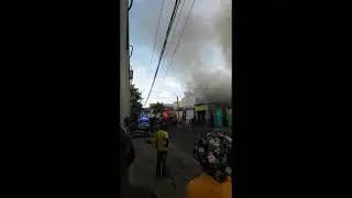 FIRE, HANOVER STREET DOWNTOWN, KINGSTON JA.