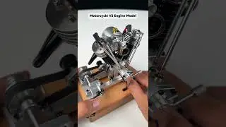 Motorcycle V2 engine model #enginemodel #vortrixe #diy #harley
